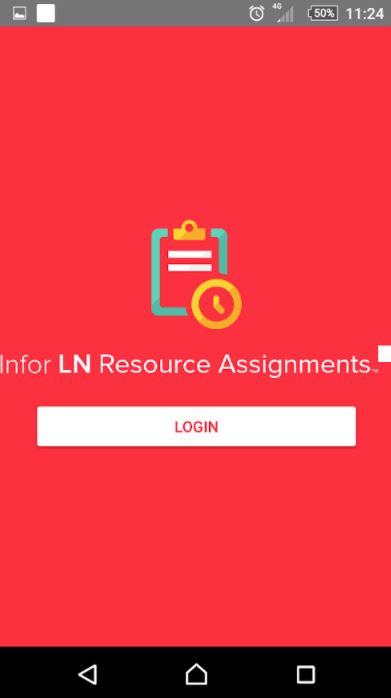 Screenshot 1 der Infor Resource Assignments App