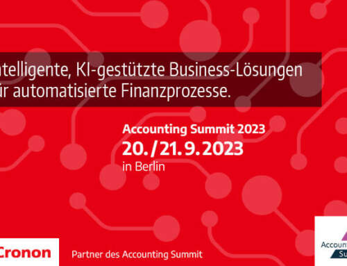Save the Date: Cronon auf dem Accounting Summit 2023